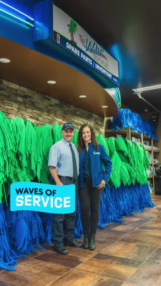 We're back with Mike and Katie for our Waves of Service series! 🌊🇺🇸 Our fearless owners reflect on the values instilled from their military service, and how they are implemented into the culture and workmanship at The Wave!

Yesterday for Veterans Day, we honored veterans and military personnel with free car washes and donated $1 from every Banzai wash purchased to support the nonprofit @growingveterans, dedicated to empowering veterans through sustainable agriculture! 🥕

To those who have served: we thank you again. 🙏 Stay tuned for more from Mike and Katie!