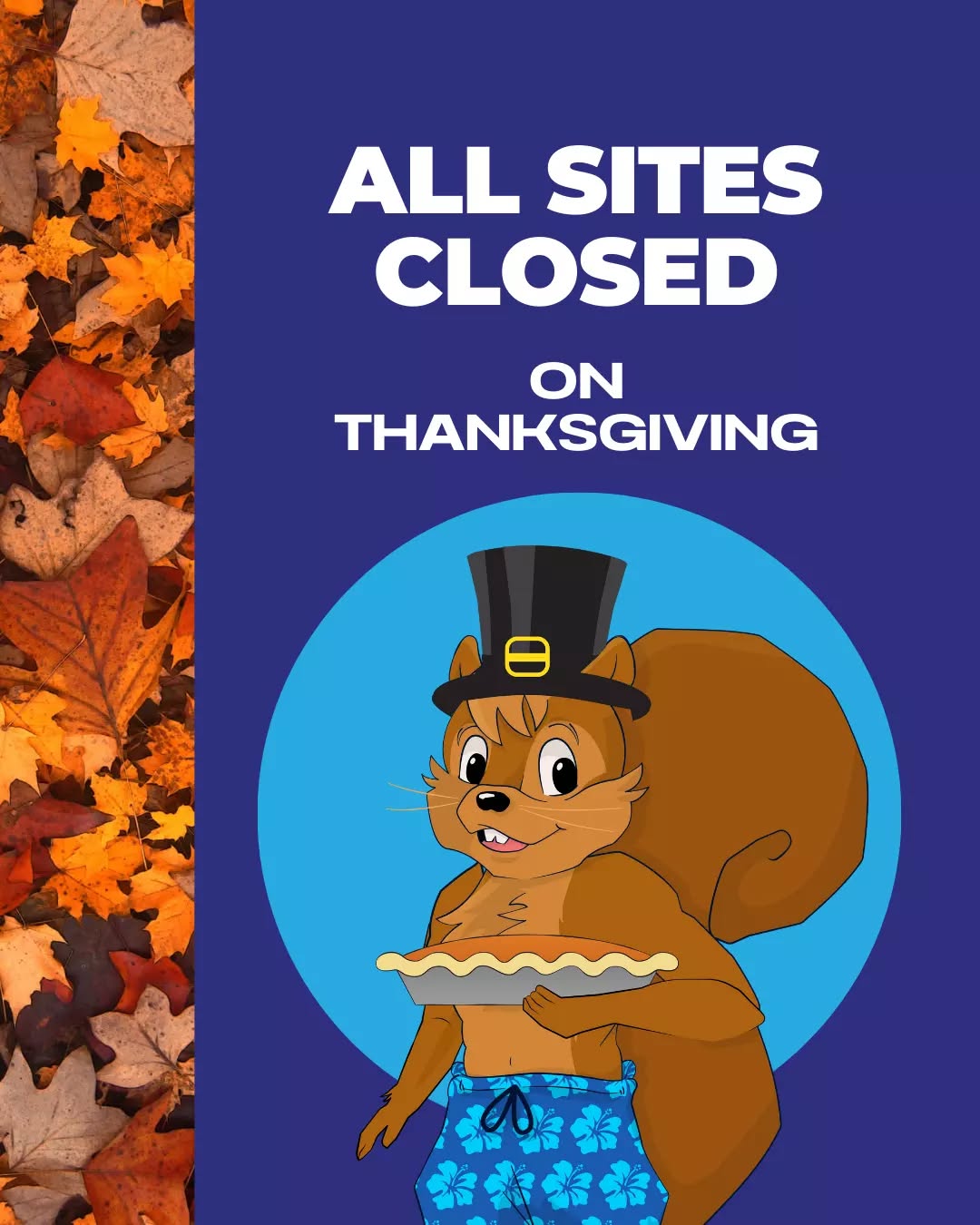 Friendly reminder! 🔔 All sites will be closed TOMORROW, November 28th for Thanksgiving. We look forward to sprucing up your rides post-holiday. 🚗