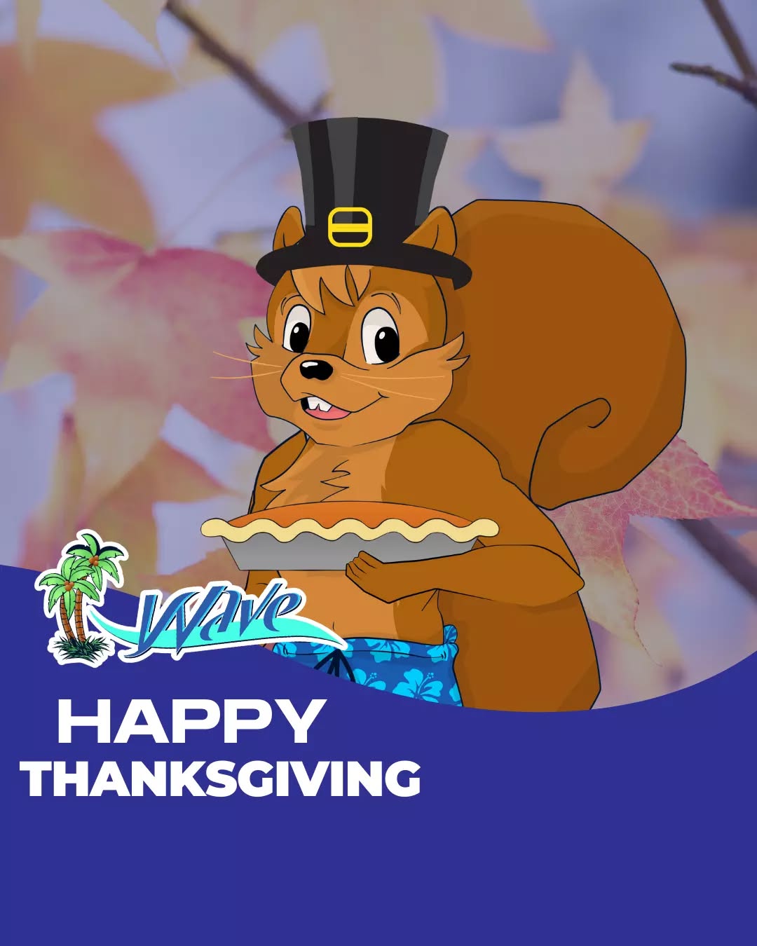 Have we mentioned how grateful we are for all our amazing Wave riders?! 🍂🦃 This Thanksgiving, we’re thankful for your support, loyalty, and smiles as you roll through our wash. 

Wishing you a joyful day filled with good food, laughter, and quality time with your loved ones. Happy Thanksgiving from The Wave Car Wash Crew. 🧡